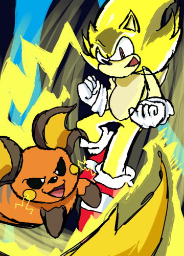 Super ash sonic and raichu tcg